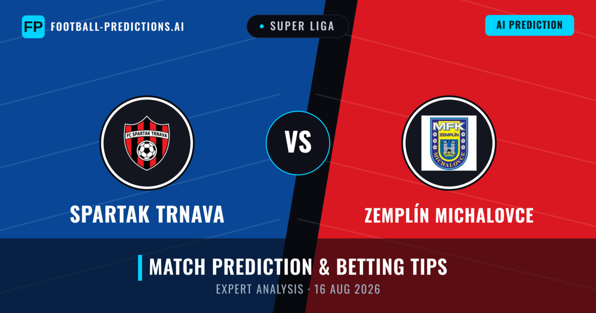 Spartak Trnava vs Zemplín Michalovce — match prediction & preview