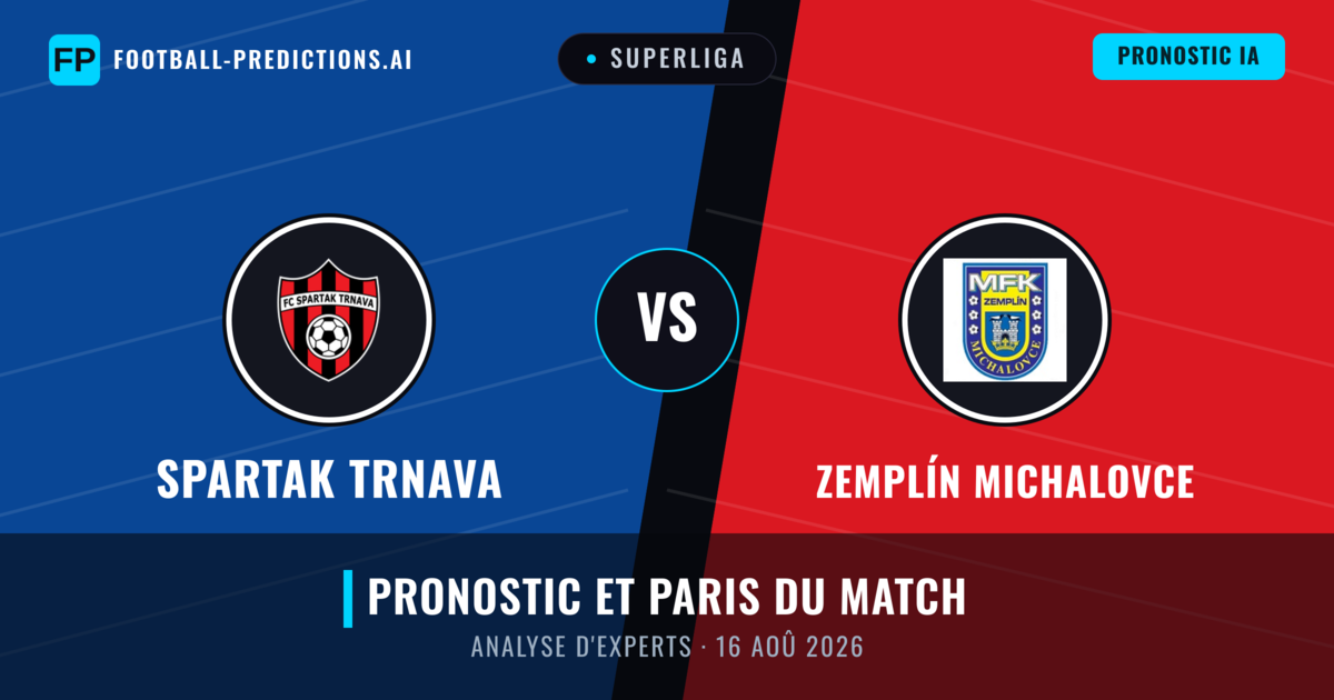 Spartak Trnava vs Zemplín Michalovce — pronostic et avant-match