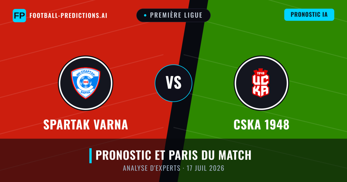 Spartak Varna vs CSKA 1948 — pronostic et avant-match