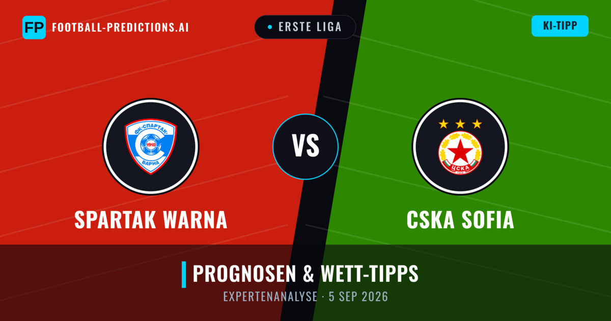 Spartak Warna vs CSKA Sofia — Prognose und Spielvorschau