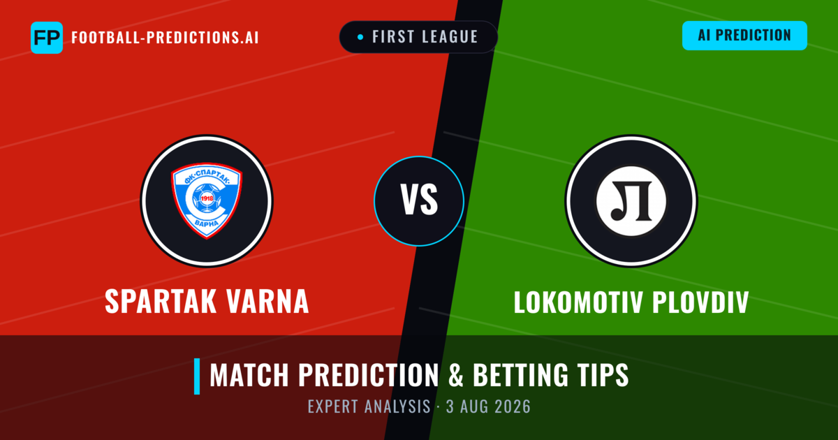 Spartak Varna vs Lokomotiv Plovdiv — match prediction & preview