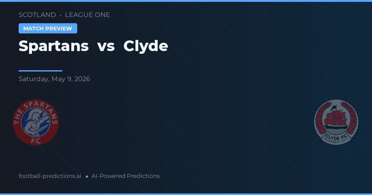 Spartans vs Clyde — dự đoán và xem trước trận đấu