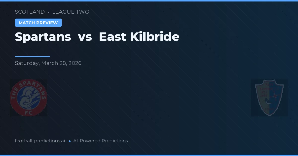 Spartans vs East Kilbride — pronostico e anteprima del match