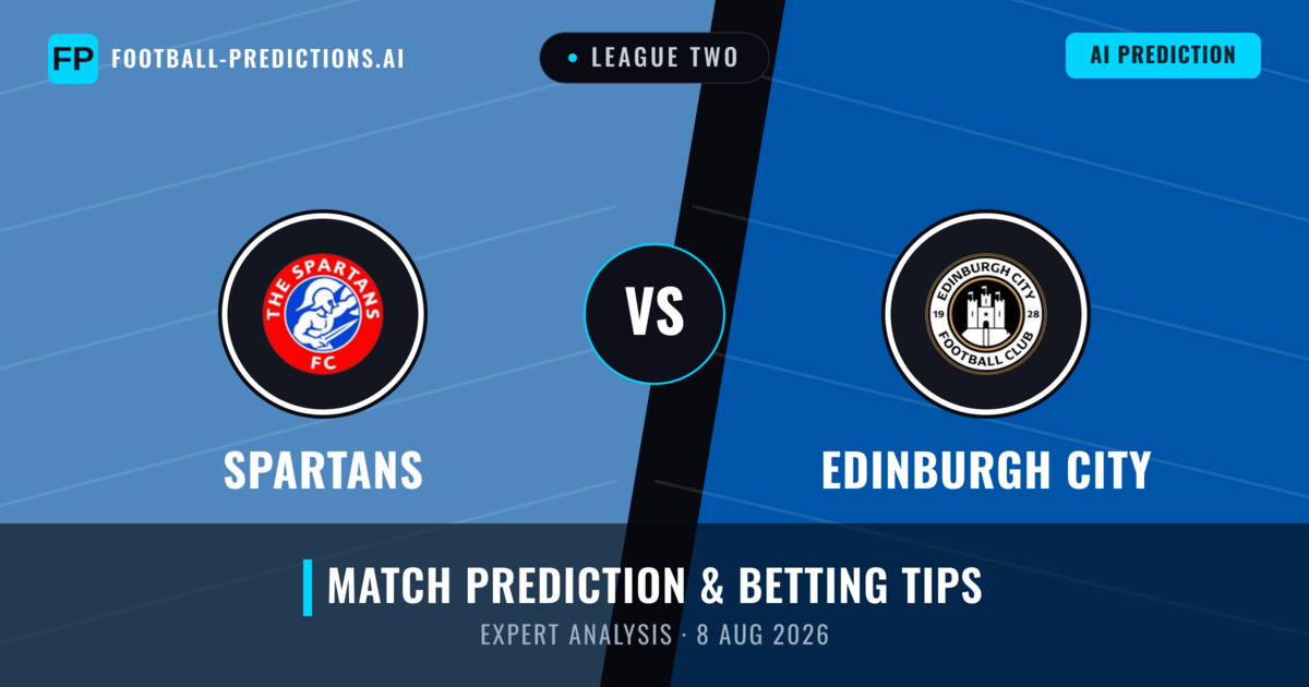 Spartans vs Edinburgh City — match prediction & preview