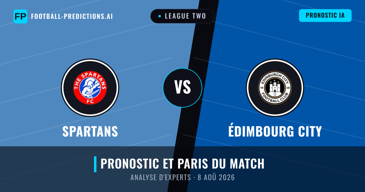 Spartans vs Édimbourg City — pronostic et avant-match
