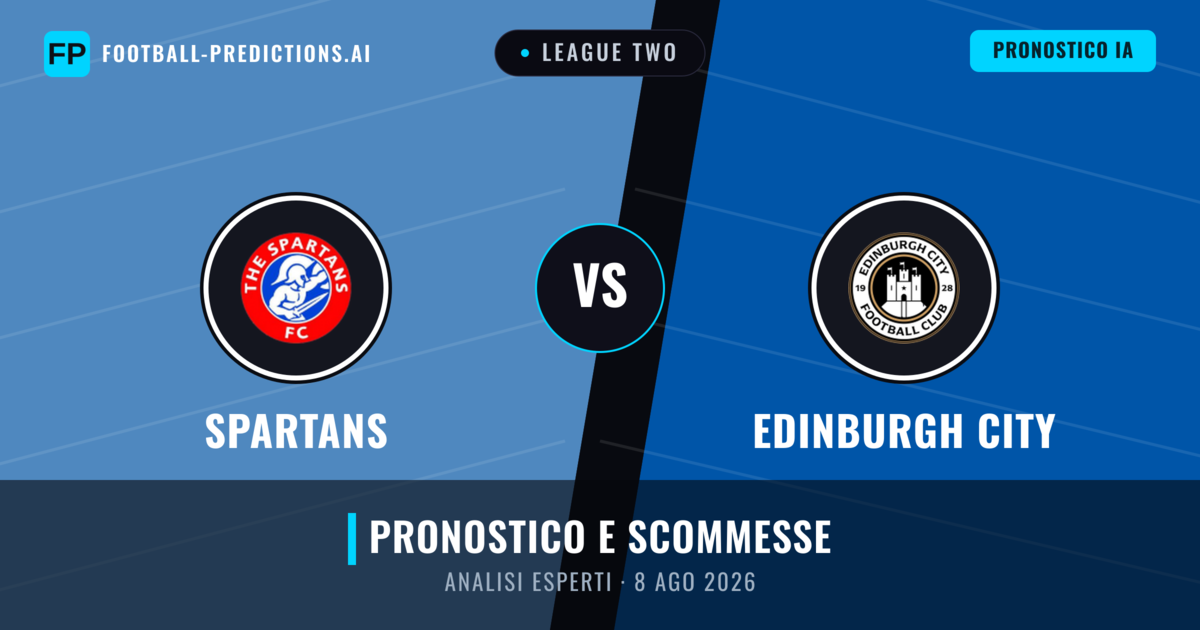 Spartans vs Edinburgh City — pronostico e anteprima del match