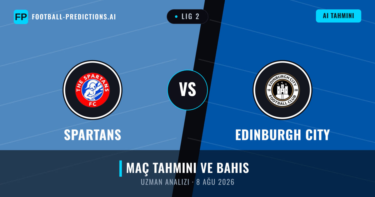 Spartans - Edinburgh City — maç tahmini ve önizleme