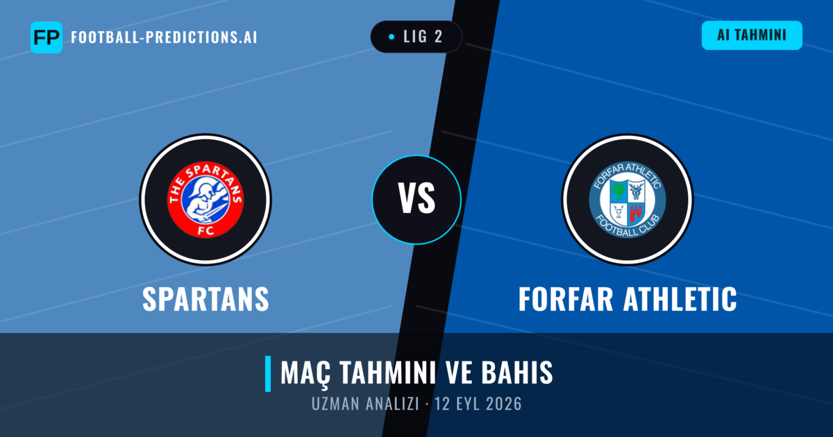Spartans - Forfar Athletic — maç tahmini ve önizleme
