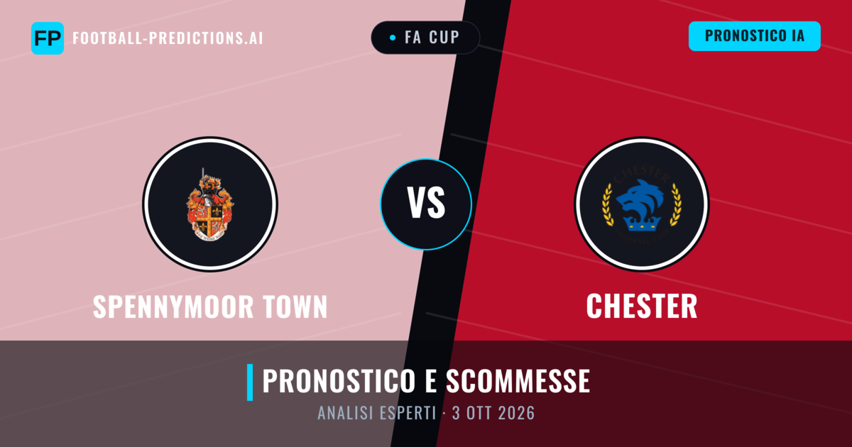 Spennymoor Town vs Chester — pronostico e anteprima del match