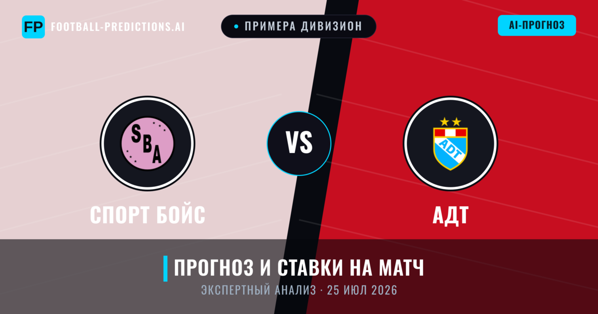 Спорт Бойс – АДТ — прогноз и превью матча