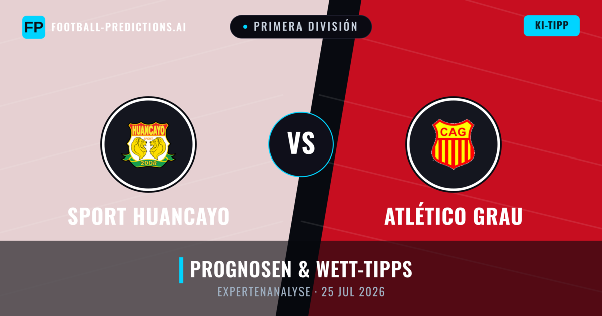 Sport Huancayo vs Atlético Grau — Prognose und Spielvorschau