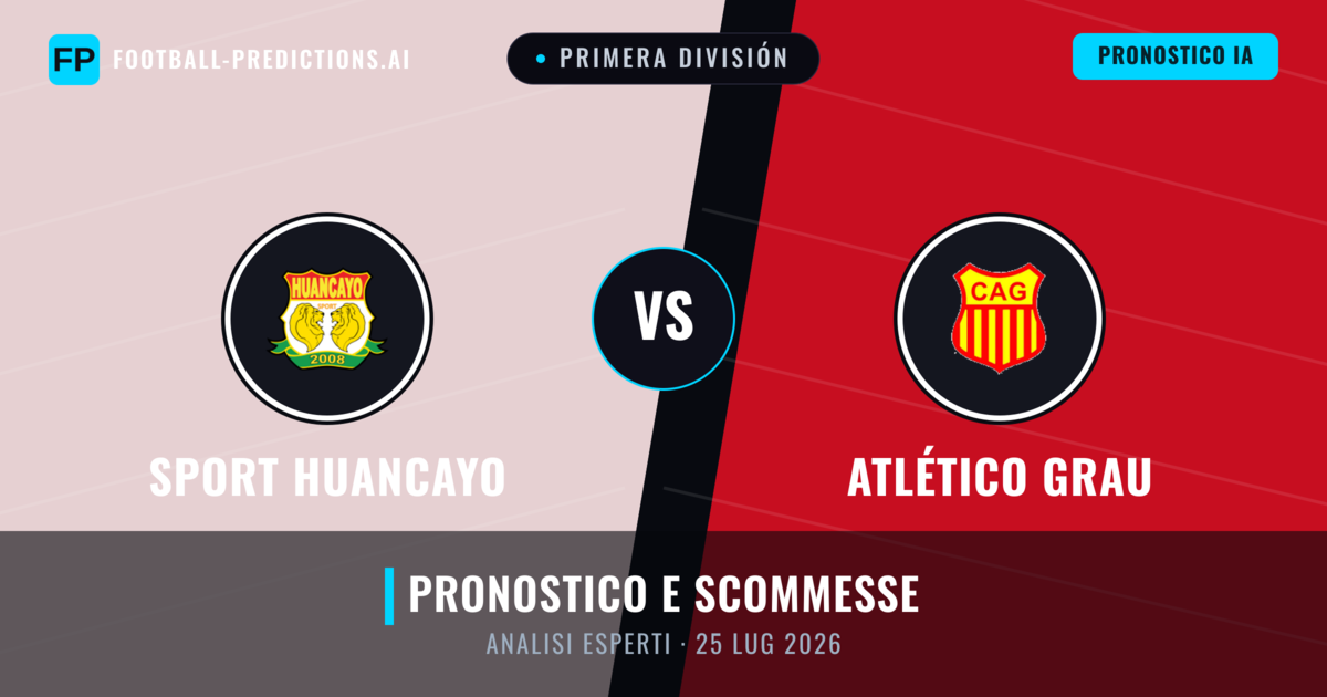 Sport Huancayo vs Atlético Grau — pronostico e anteprima del match
