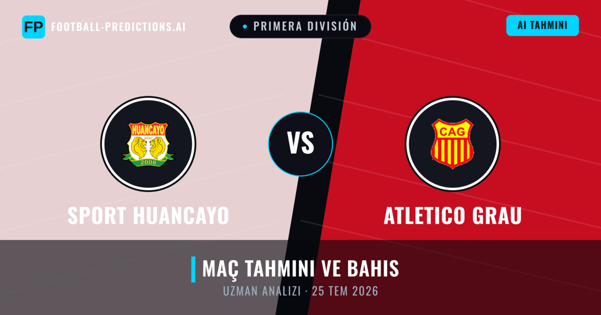 Sport Huancayo - Atletico Grau — maç tahmini ve önizleme