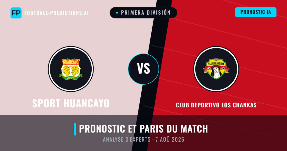 Sport Huancayo vs Club Deportivo Los Chankas — pronostic et avant-match