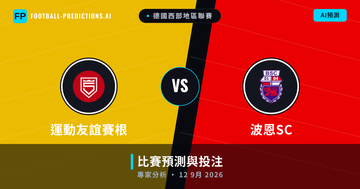 運動友誼賽根 vs 波恩SC — 比赛预测和前瞻