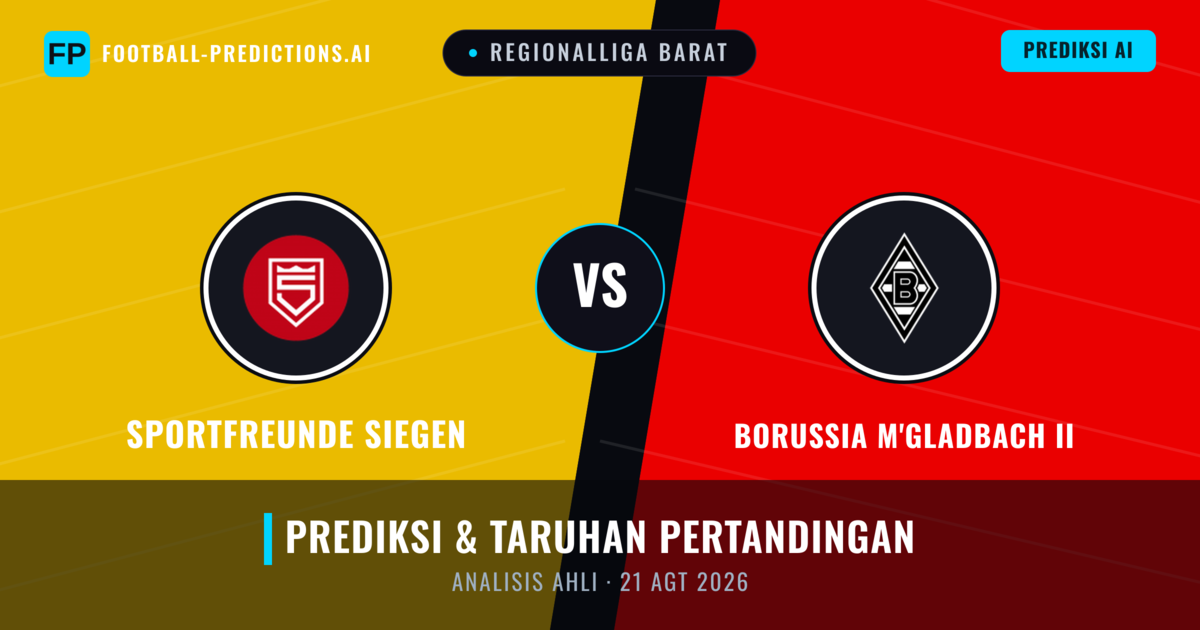 Sportfreunde Siegen vs Borussia M'gladbach II — prediksi dan pratinjau pertandingan