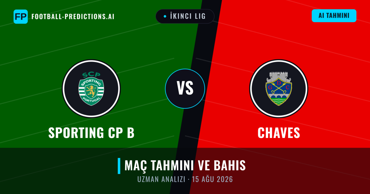 Sporting CP B - Chaves — maç tahmini ve önizleme