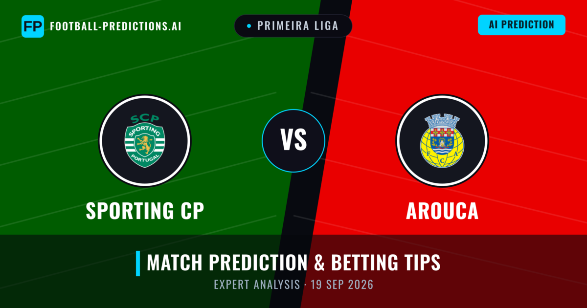 Sporting CP vs Arouca — match prediction & preview
