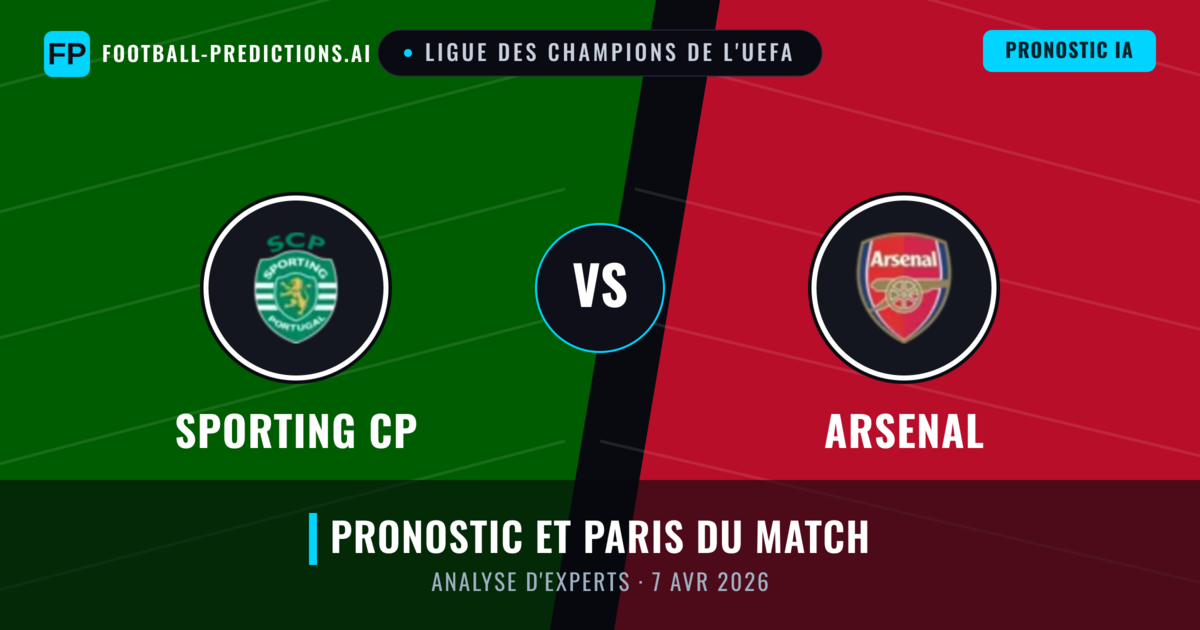 Sporting CP vs Arsenal — pronostic et avant-match