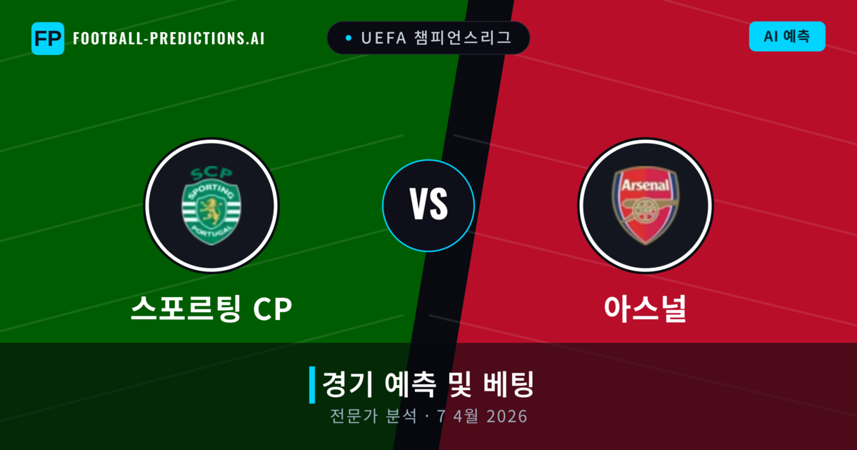 스포르팅 CP 대 아스널 — 경기 예측 및 프리뷰