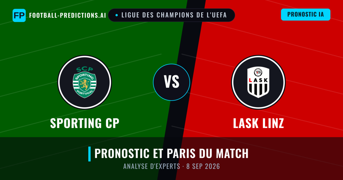 Sporting CP vs LASK Linz — pronostic et avant-match