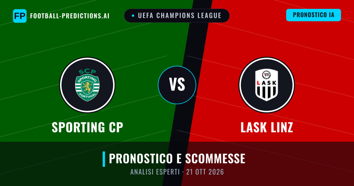 Sporting CP vs LASK Linz — pronostico e anteprima del match