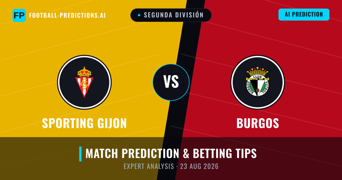 Sporting Gijon vs Burgos — match prediction & preview