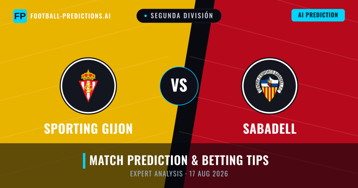 Sporting Gijon vs Sabadell — match prediction & preview