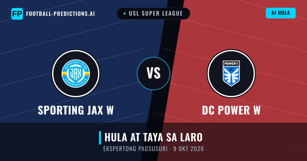Sporting JAX W vs DC Power W — hula at preview ng laban