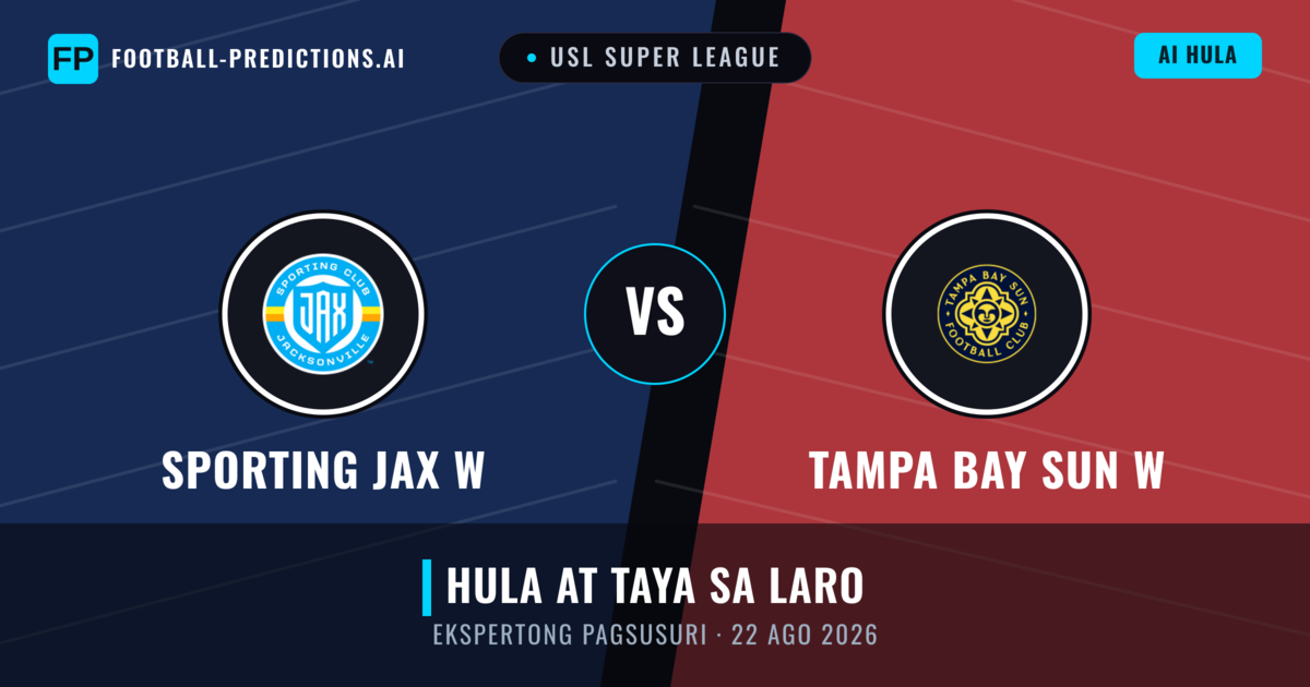 Sporting JAX W vs Tampa Bay Sun W — hula at preview ng laban
