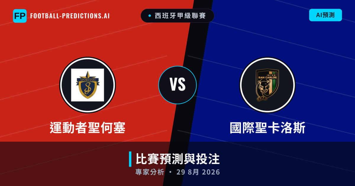 運動者聖何塞 vs 國際聖卡洛斯 — 比赛预测和前瞻