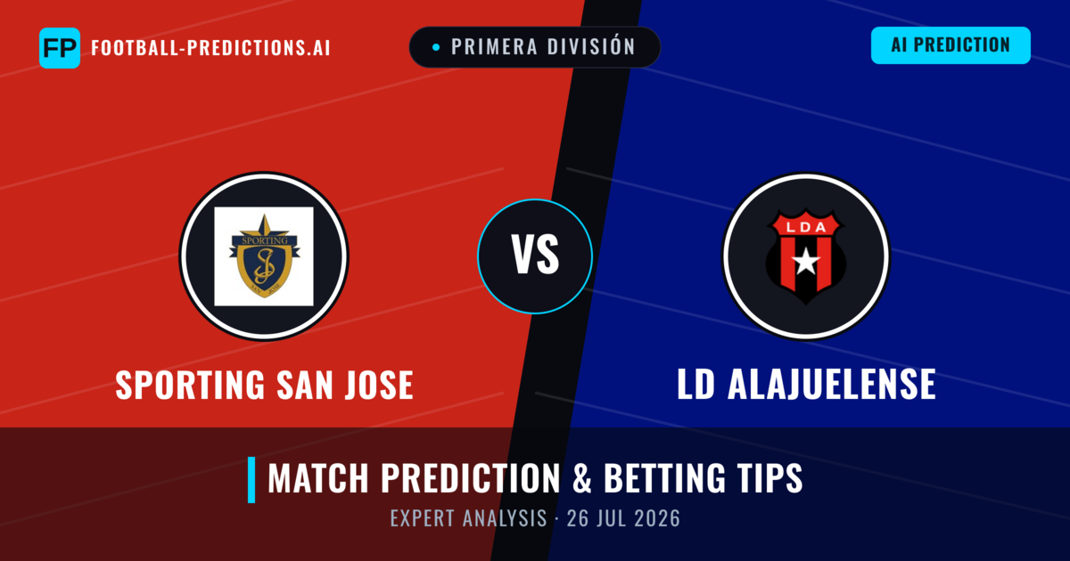 Sporting San Jose vs LD Alajuelense — match prediction & preview