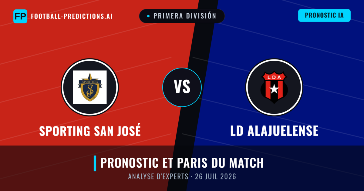Sporting San José vs LD Alajuelense — pronostic et avant-match