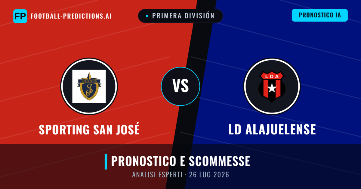 Sporting San José vs LD Alajuelense — pronostico e anteprima del match