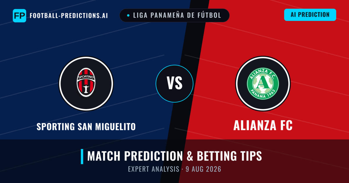 Sporting San Miguelito vs Alianza FC — match prediction & preview