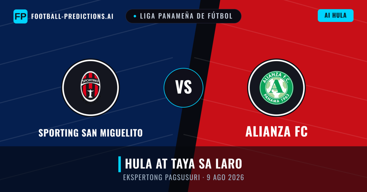 Sporting San Miguelito vs Alianza FC — hula at preview ng laban