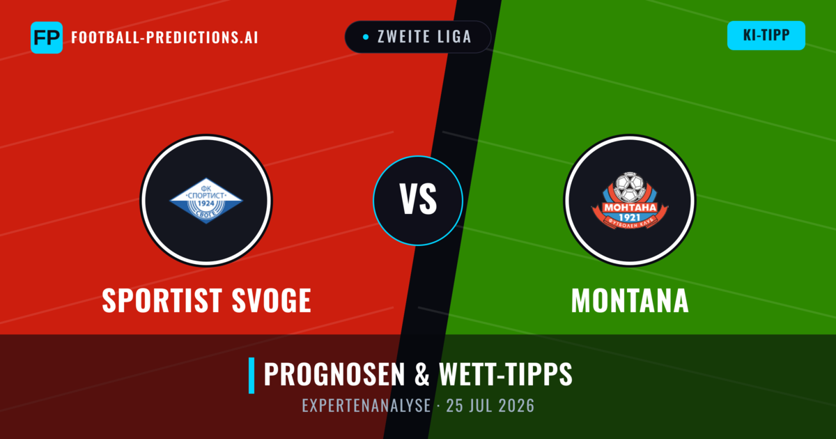 Sportist Svoge vs Montana — Prognose und Spielvorschau