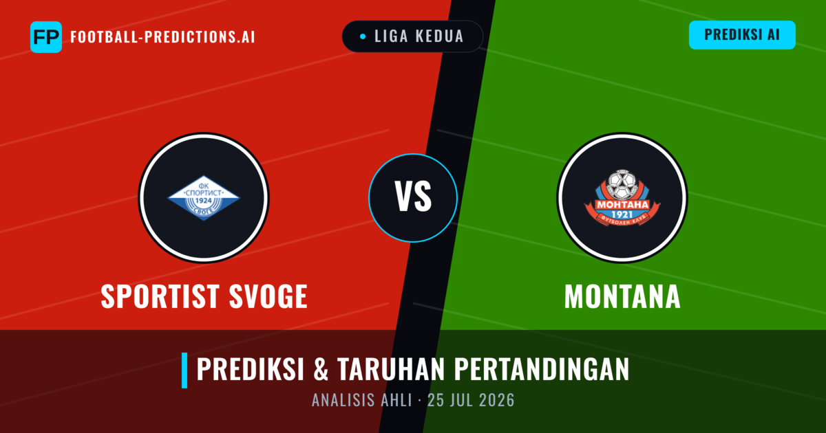Sportist Svoge vs Montana — prediksi dan pratinjau pertandingan