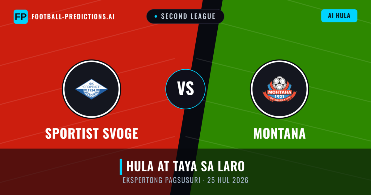 Sportist Svoge vs Montana — hula at preview ng laban