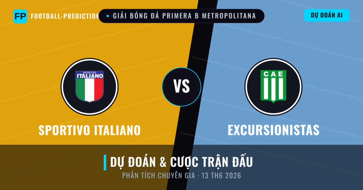 Sportivo Italiano vs Excursionistas — dự đoán và xem trước trận đấu