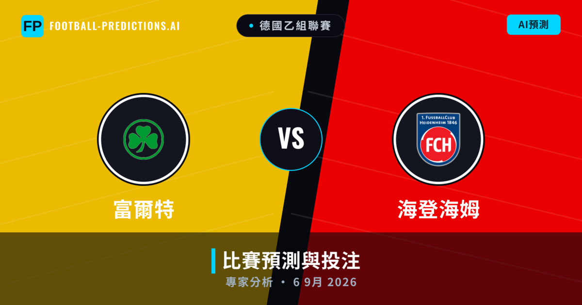 富爾特 vs 海登海姆 — 比赛预测和前瞻