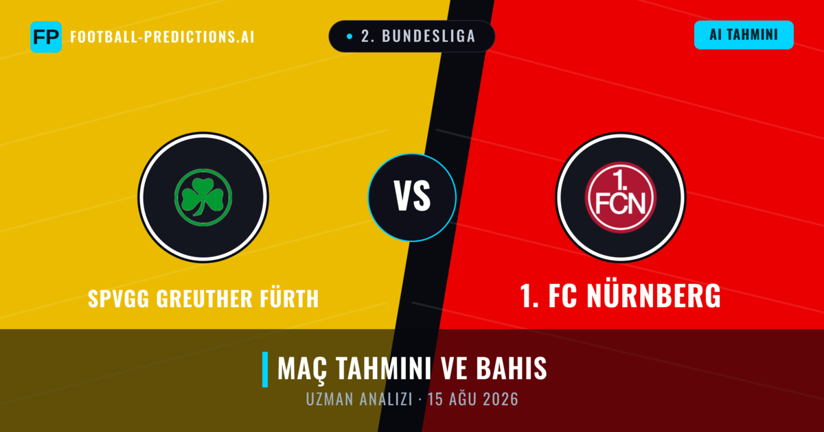 SpVgg Greuther Fürth - 1. FC Nürnberg — maç tahmini ve önizleme