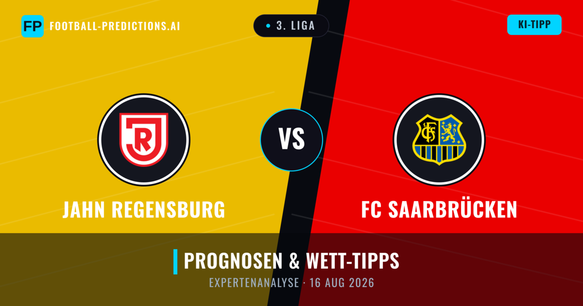 Jahn Regensburg vs FC Saarbrücken — Prognose und Spielvorschau