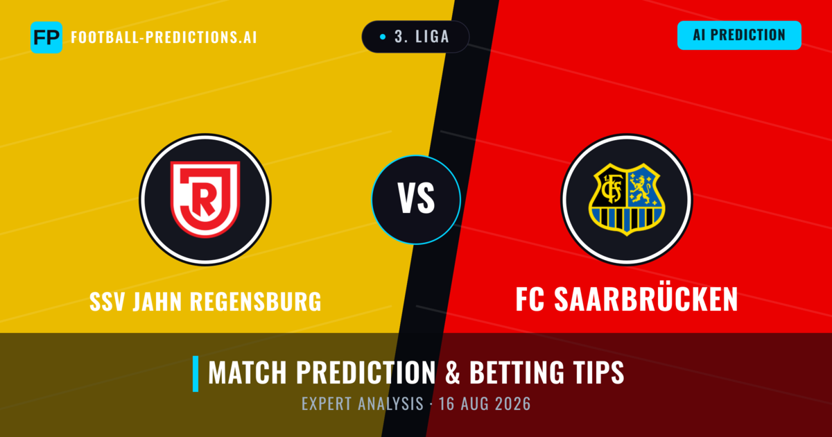 SSV Jahn Regensburg vs FC Saarbrücken — match prediction & preview