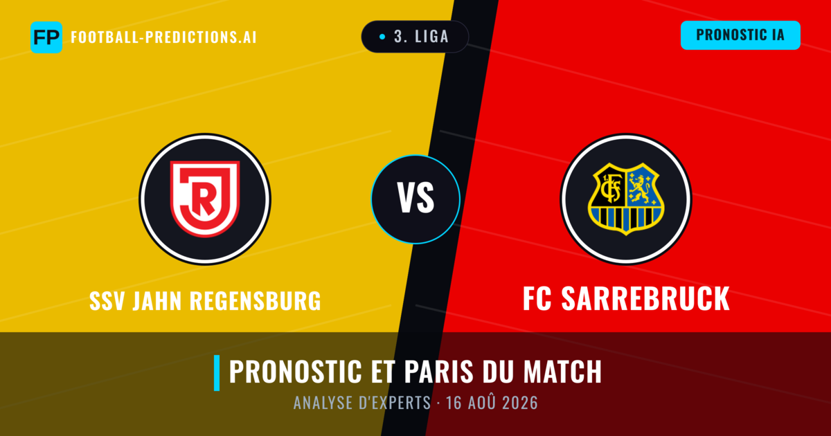 SSV Jahn Regensburg vs FC Sarrebruck — pronostic et avant-match