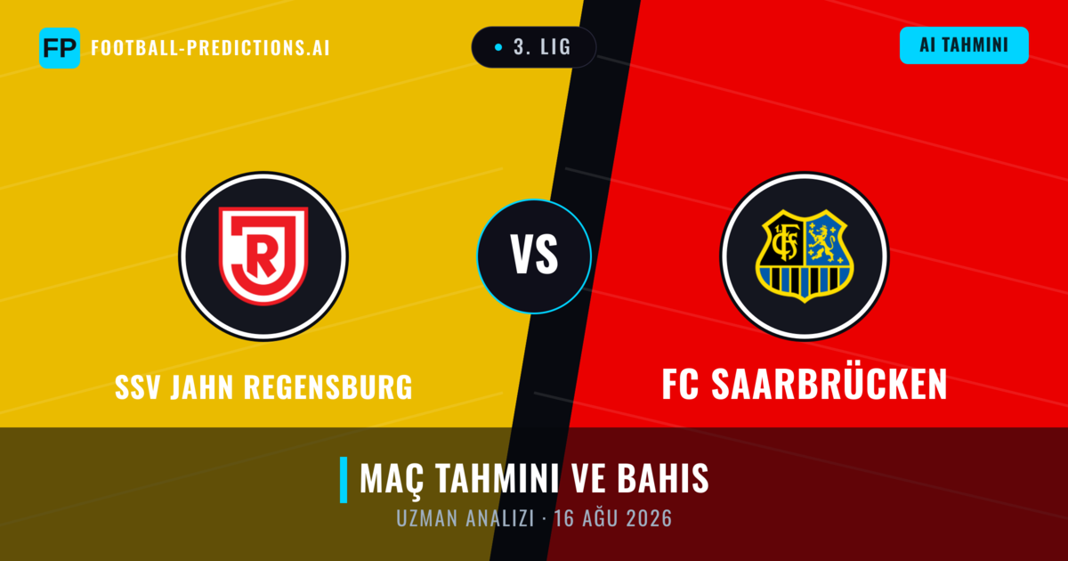 SSV Jahn Regensburg - FC Saarbrücken — maç tahmini ve önizleme