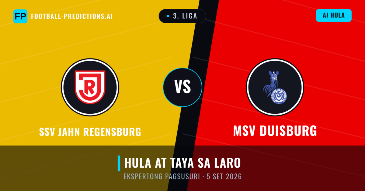 SSV Jahn Regensburg vs MSV Duisburg — hula at preview ng laban
