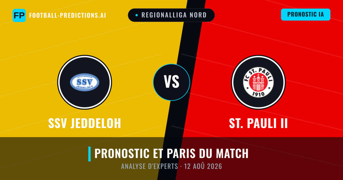 SSV Jeddeloh vs St. Pauli II — pronostic et avant-match