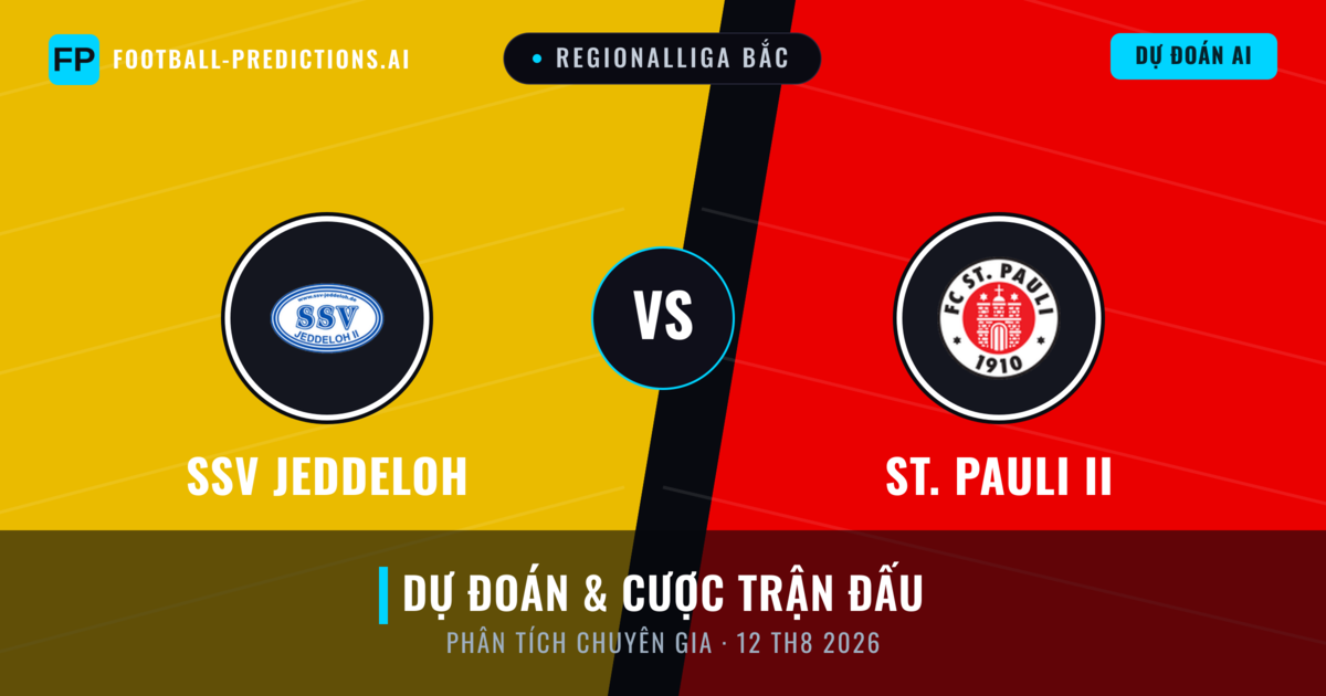 SSV Jeddeloh vs St. Pauli II — dự đoán và xem trước trận đấu