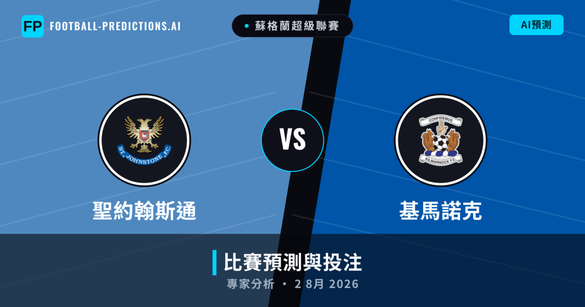 聖約翰斯通 vs 基馬諾克 — 比赛预测和前瞻